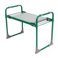 Скамейка садовая с мягким сиденьем,зеленая (арт. СКМ/3)